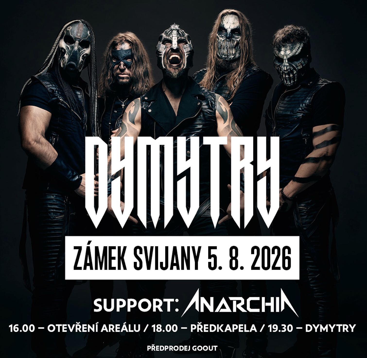 Dymytry se vrací na Zámek Svijany. Fanoušky čeká další metalový večer pod širým nebem